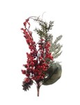 Ramo decorativo con bacche rosse