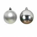 Mini palline in vetro argento 25mm