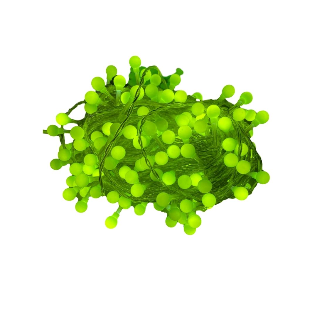 SHOP Catena 180Led pallino verde 13.5metr con 8 giochi di luce