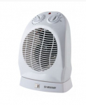 Stufa oscillante 1000/2000W Bianco