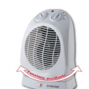 Stufa oscillante 1000/2000W Bianco