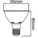 Lampada PAR30 13W E27 3000K 850Lm