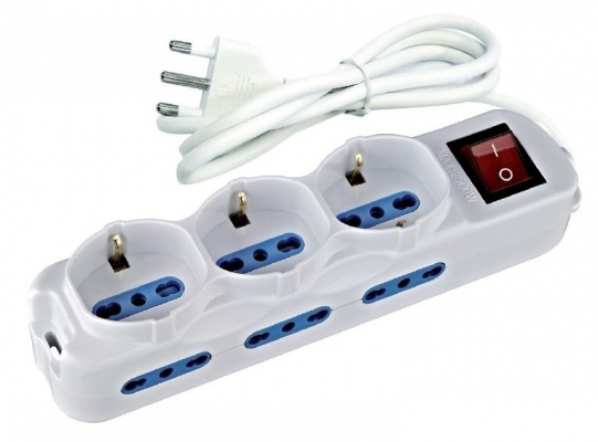 Multipresa 6 Posti 2P+T10/16A +