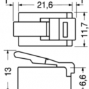 Spina telefonica cat6 8/8p