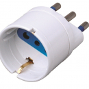 Adattatore spina 2P+T 10A Presa Schu