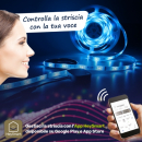 Kit Striscia smart Wi-Fi RGB 2mt comandabile da App o telecomando