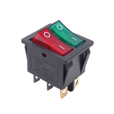 Doppio interruttore Bil.Lum. 220V