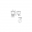 Pulsante antivandalo OFF-(ON) 250V