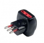 Adattatore Emilia 10A 250V nero