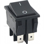 Interruttore-nero-2P-15A 250V ON/OFF