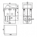 Interruttore-nero-2P-15A 250V ON/OFF
