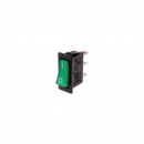 Interruttore Luminoso Verde 220V on-off 3P