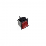 Interruttore Luminoso Rosso 12V 4P ON-OFF