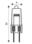 Bispina alogena G4 12V 20W