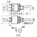 Interruttore deviatore miniatura -2P