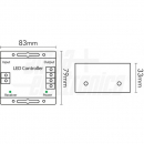 Controller RGB 12/24Vdc-8A per canal