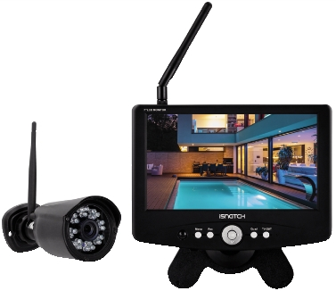 Kit wireless 4CH DVR camera+monitor