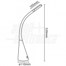 Lampada da tavolo a Led 5W Touch