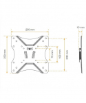 Supporto LCD 28-42'' fisso