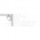 Profilo alluminio+cover opaca 2m