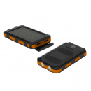 Power Bank solare c/torcia led e bussola