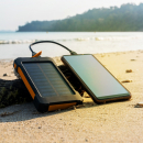 Power Bank solare c/torcia led e bussola