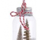 Decoro vasetto in vetro con albero assortiti