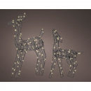 Set 2 renne micro led per esterno