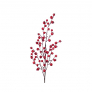 Ramo con bacche rosse h60cm
