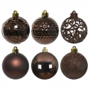 Box 37 palline plastica dark brown