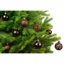 Box 37 palline plastica dark brown