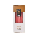 Box 12 candele Christmas red