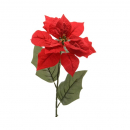 Fiore stella di Natale rosso h67cm