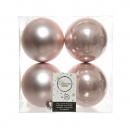 Box 4 palline in plastica blush pink