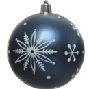 Pallina con decoro fiocco di neve