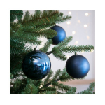 Box 4 palline in plastica night blu