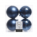 Box 4 palline in plastica night blu
