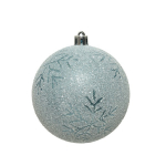 Pallina con decoro fiocco di neve