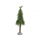 Mini albero glitter da interno