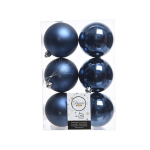 Box 6 palline in plastica night blue