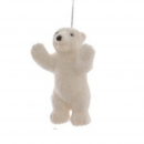 Orsetto polare da appendere h 6cm