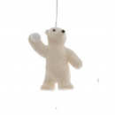 Orsetto polare da appendere h 6cm