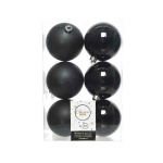 Box 6 palline in plastica nere