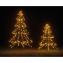 Struttura albero di Natale luminoso