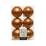 Box 6 palline in plastica amber