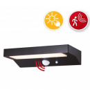 Lampada solare a muro 600lm con Pir IP44 4000k