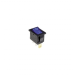 Interruttore bilanciere luminoso blu 12V on-off 3P