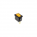 Interruttore bilanciere giallo 12V on-off 3P