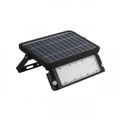 Faro led da esterno con pannello solare e telec 10,5w - 1300 lm - 4000k  zsf200 