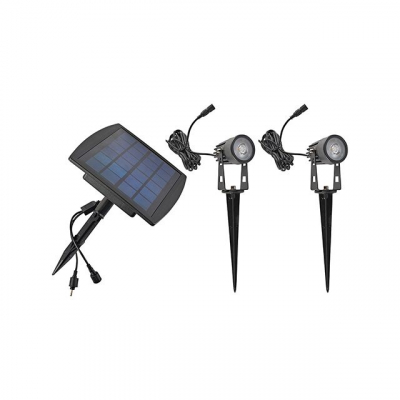 Kit faretti solari 2Watt c/picchetto